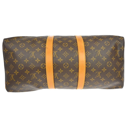 Louis Vuitton Keepall Monogram Canvas, Brown, Canvas, Travel Bag