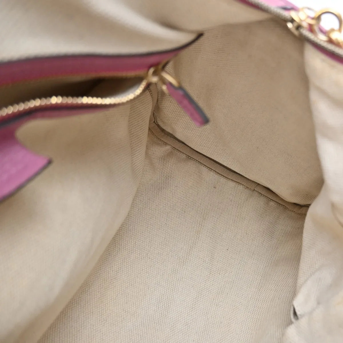 Gucci Soho Boston Leather, Pink, Leather, Handbag