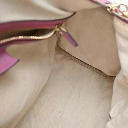 Gucci Soho Boston Leather, Pink, Leather, Handbag