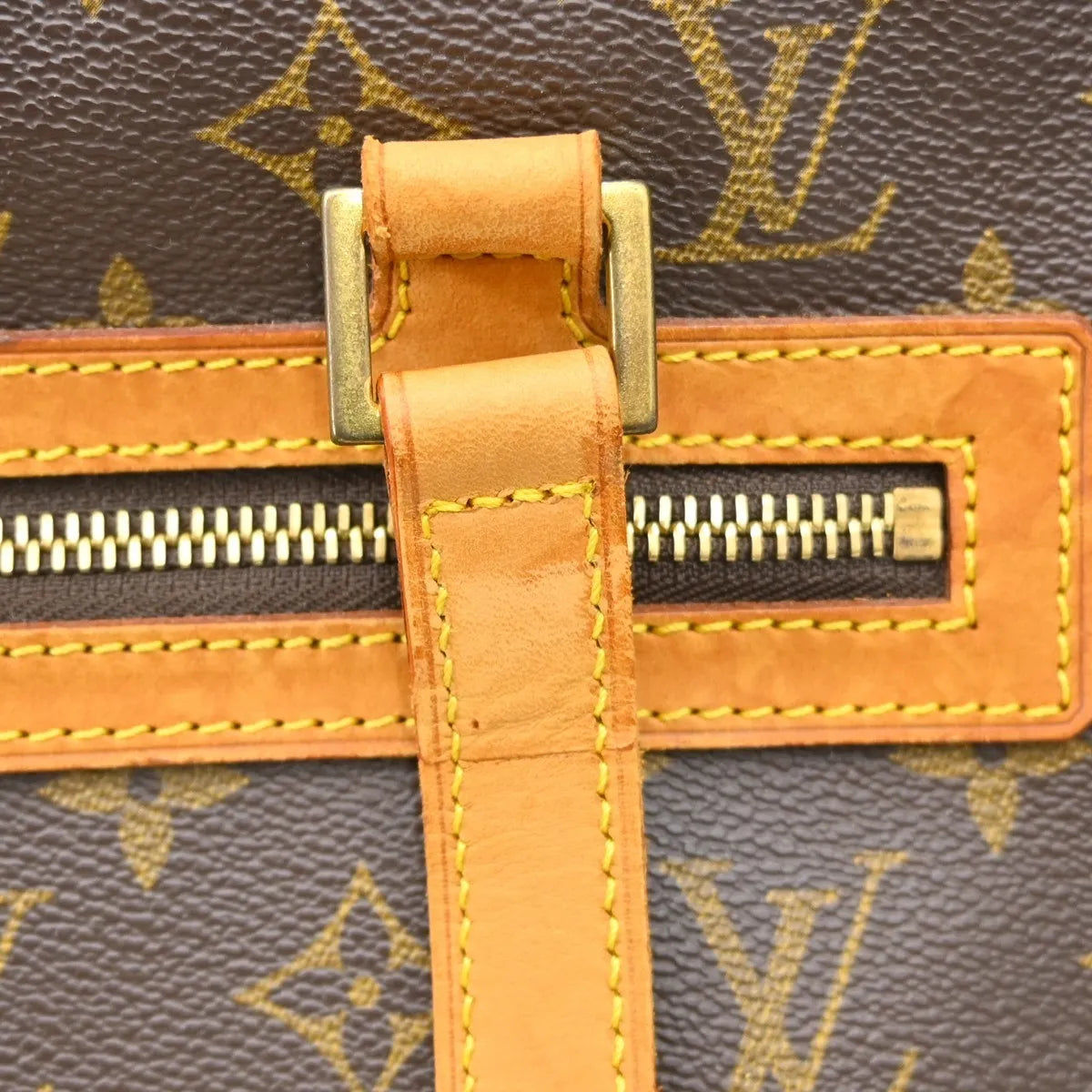Louis Vuitton Cite Monogram Canvas, Brown, Canvas, Handbag