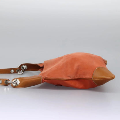 Burberry Blue Label Suede, Orange, Suede, Shoulder Bag