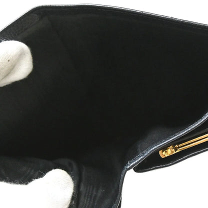Chanel Timeless CC French Caviar, Black, Leather, Wallet