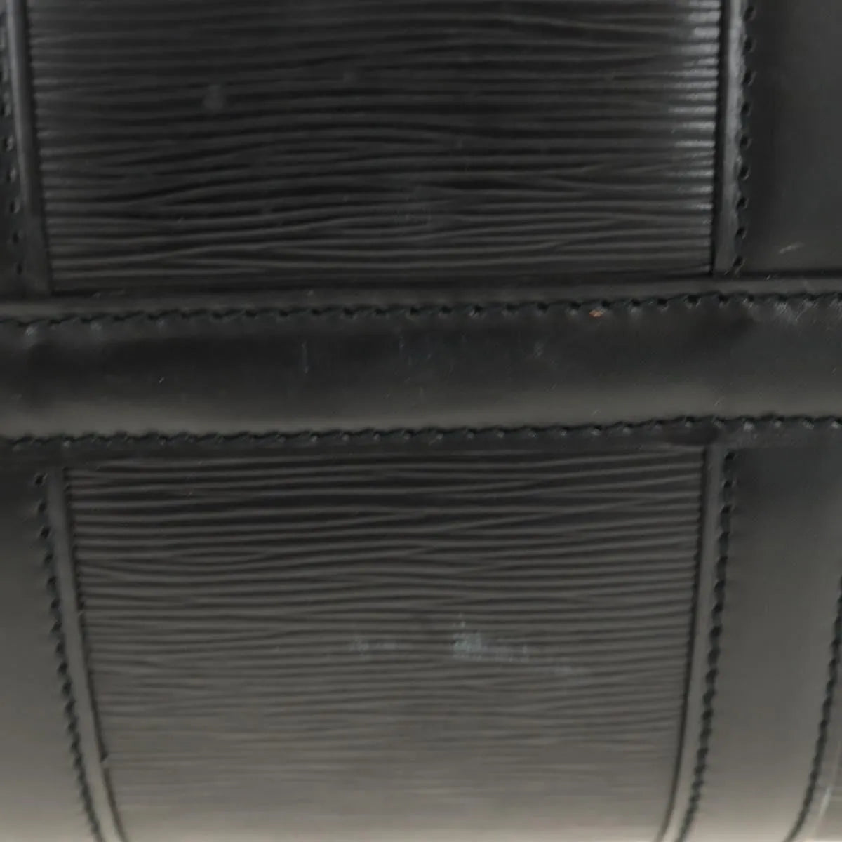 Louis Vuitton Keepall Epi Leather, Black, Leather, Travel Bag