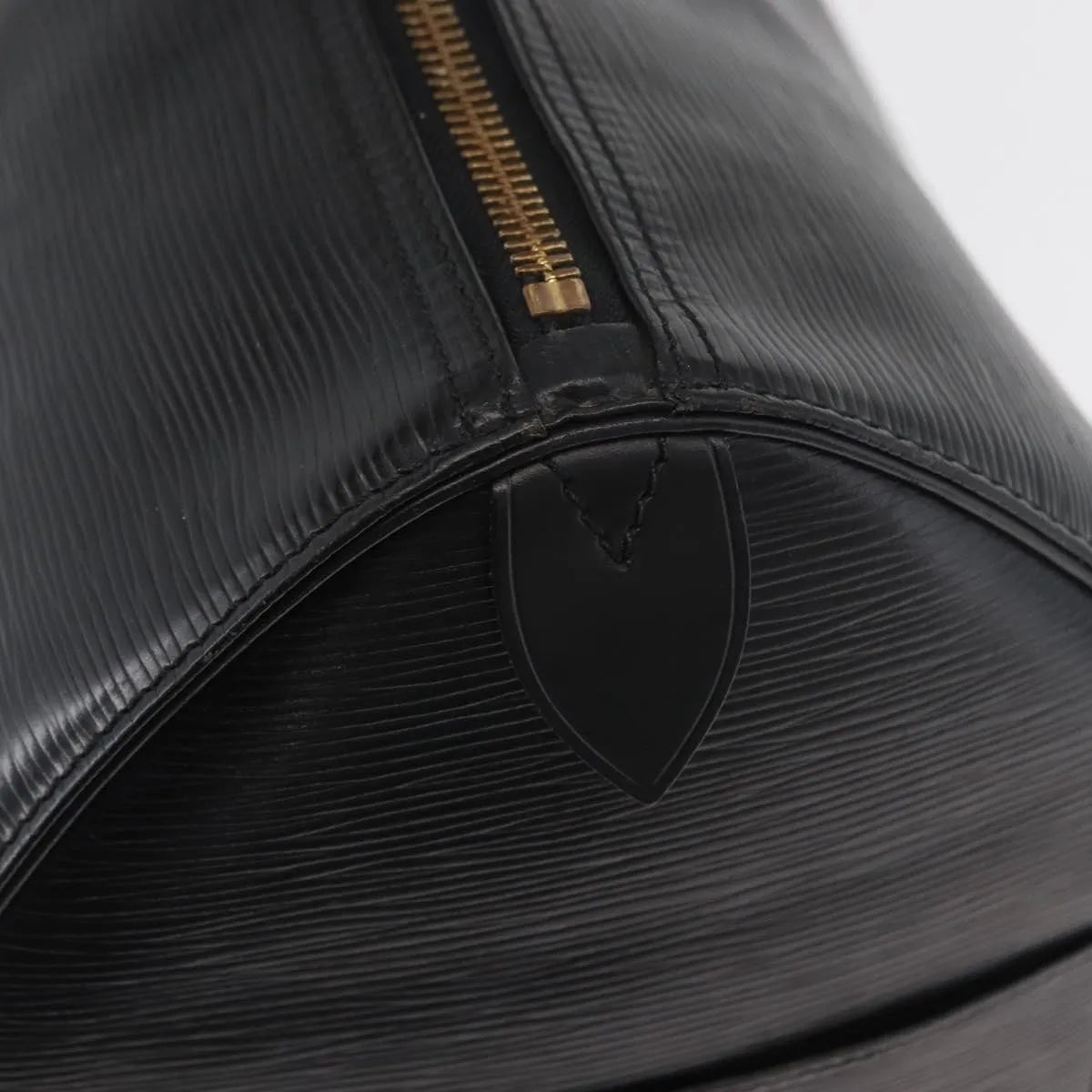 Louis Vuitton Keepall Epi Leather, Black, Leather, Travel Bag