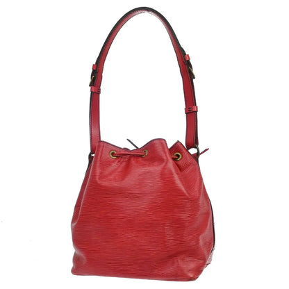 Louis Vuitton Petit Noe Epi Leather, Red, Leather, Shoulder Bag