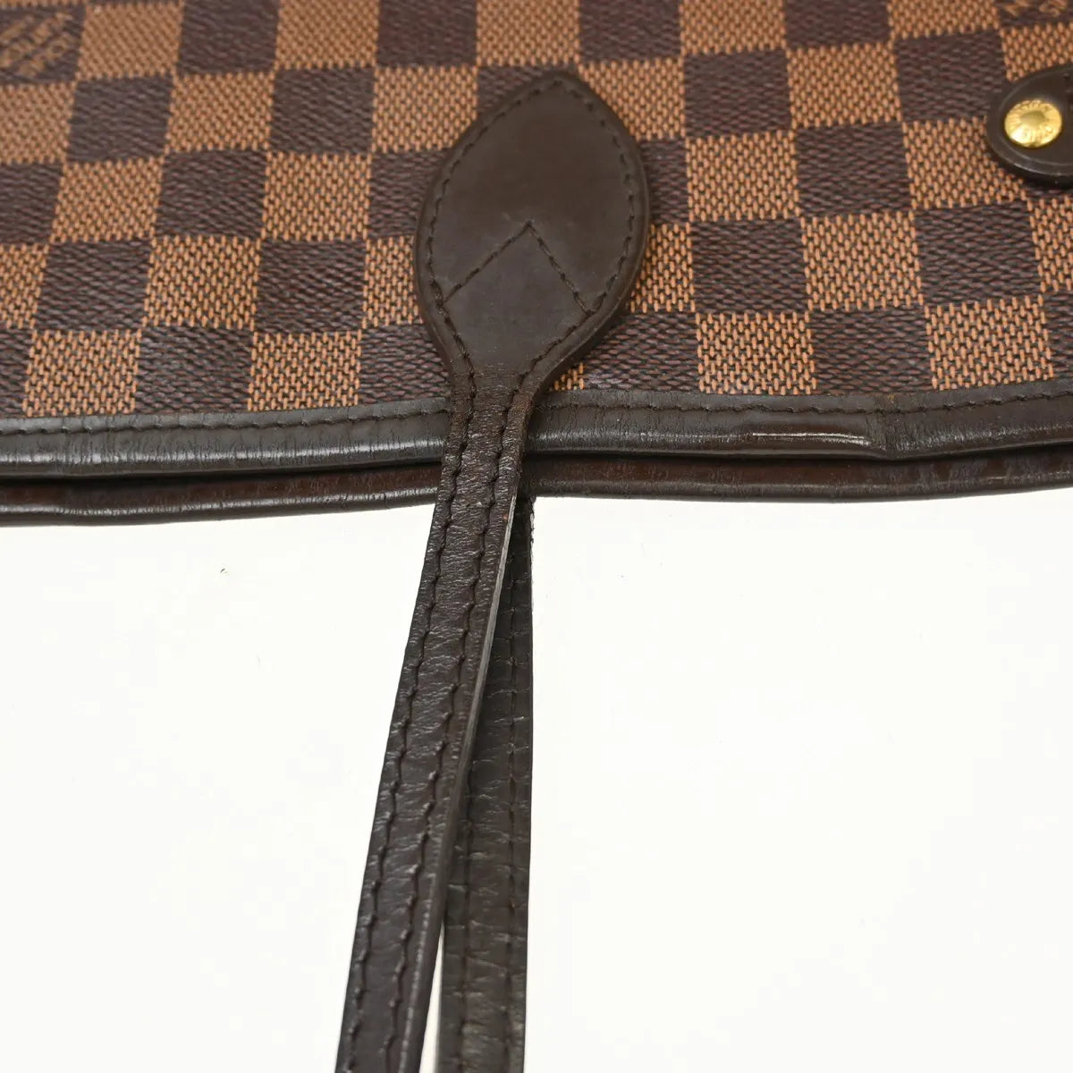 Louis Vuitton Neverfull Tote Damier, Brown, Canvas, Tote Bag