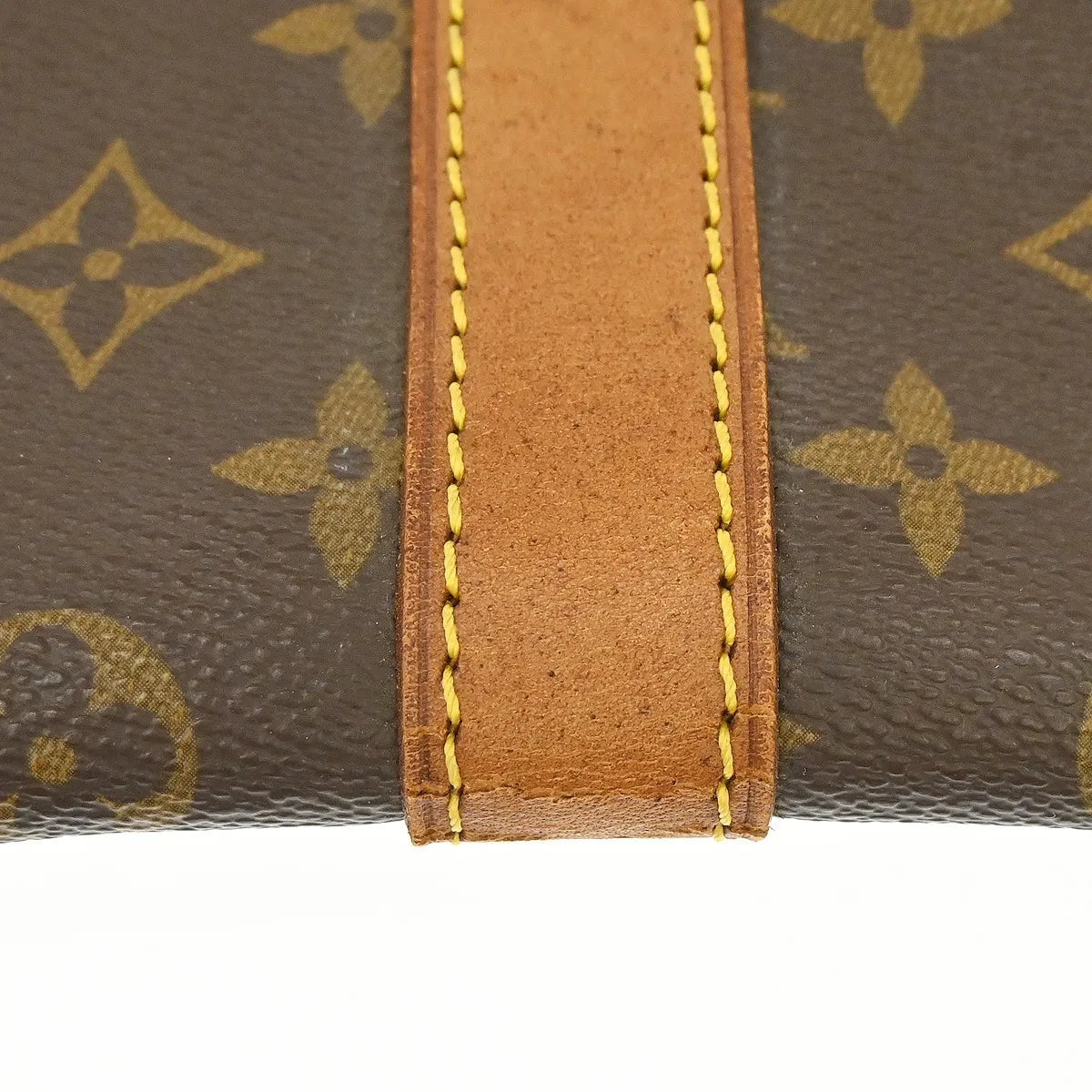 Louis Vuitton Keepall Bandoulière Monogram, Brown, Canvas, Travel Bag