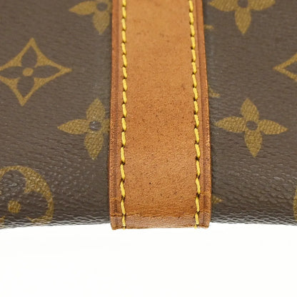 Louis Vuitton Keepall Bandoulière Monogram, Brown, Canvas, Travel Bag