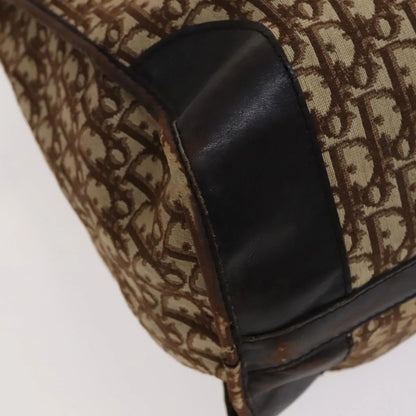 Christian Dior Vintage Trotter Boston Diorissimo Canvas, Brown, Canvas, Handbag