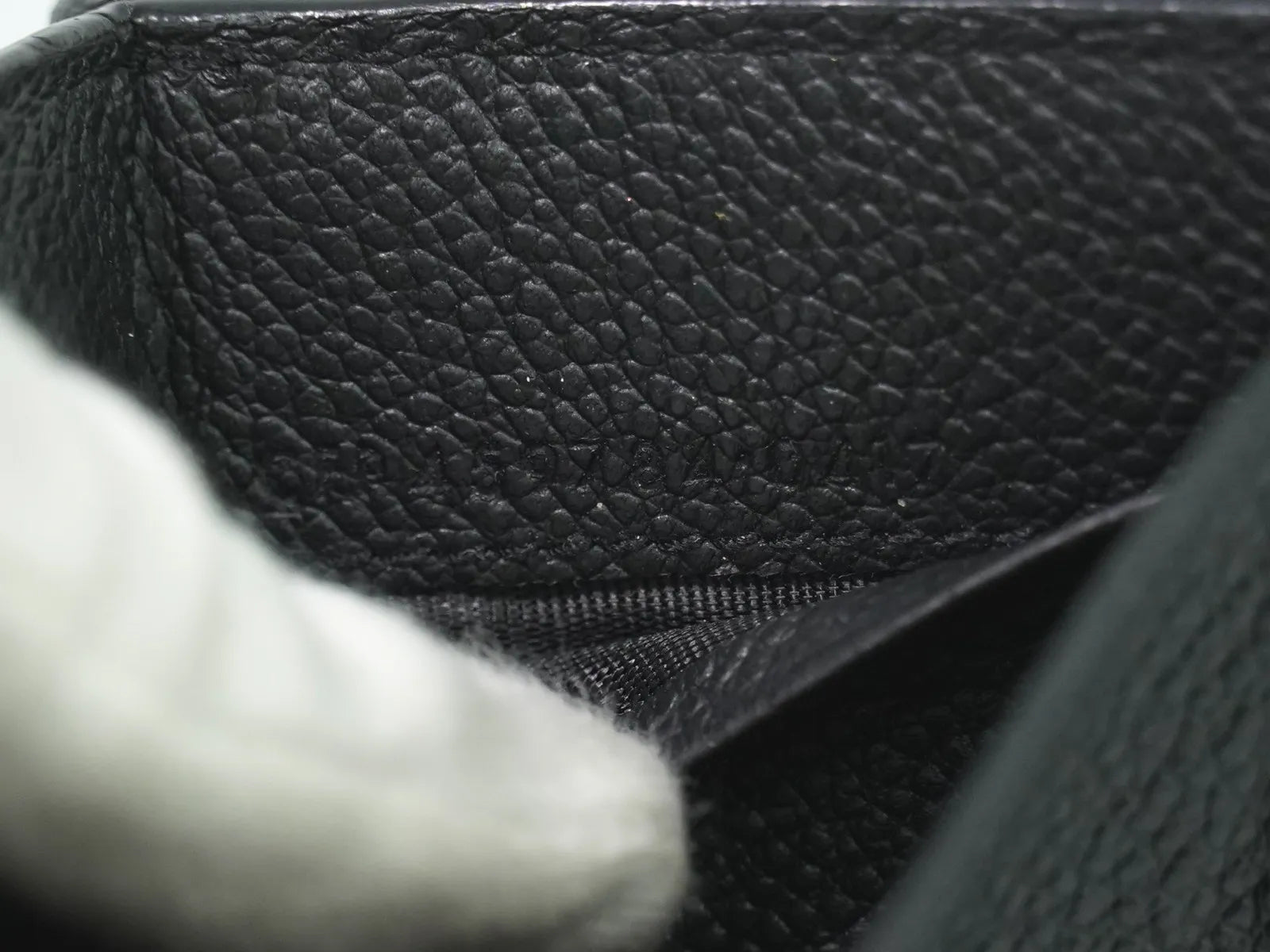 Saint Laurent Compact Matelasse Leather, Black, Leather, Wallet
