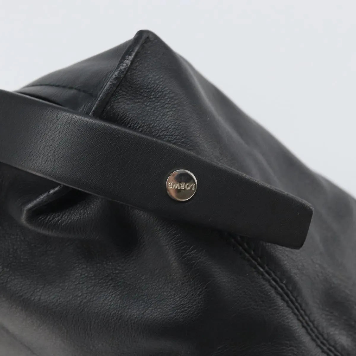 Loewe Vintage Leather, Black, Leather, Handbag