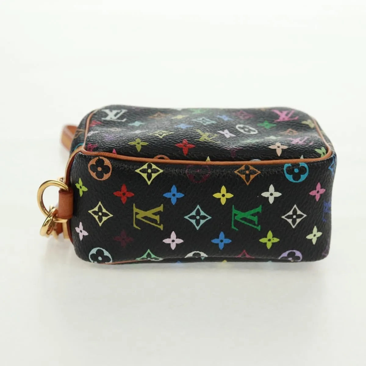 Louis Vuitton Wapity Trousse Monogram Multicolor, Black, Canvas, Clutch