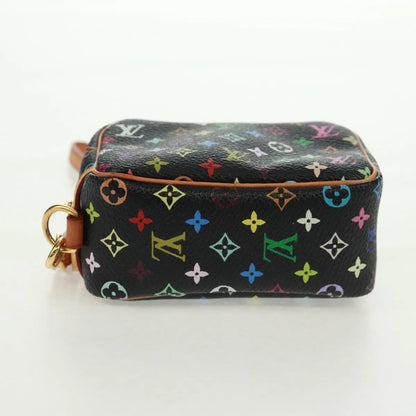 Louis Vuitton Wapity Trousse Monogram Multicolor, Black, Canvas, Clutch