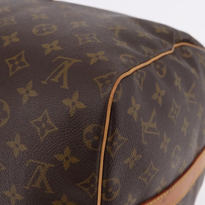 Louis Vuitton Keepall Bandoulière Monogram, Brown, Canvas, Travel Bag