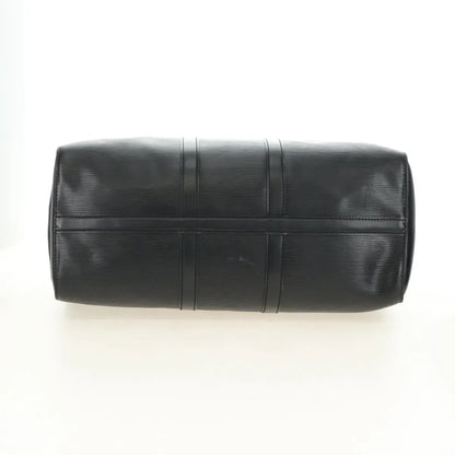 Louis Vuitton Keepall Epi Leather, Black, Leather, Travel Bag