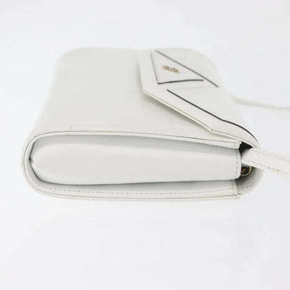 Givenchy Vintage 4G Leather, White_gold, Leather, Shoulder Bag