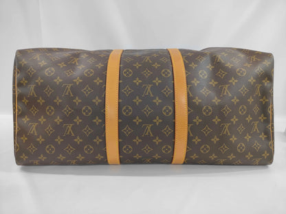 Louis Vuitton Keepall Bandouliere Monogram Canvas, Brown, Canvas, Travel Bag