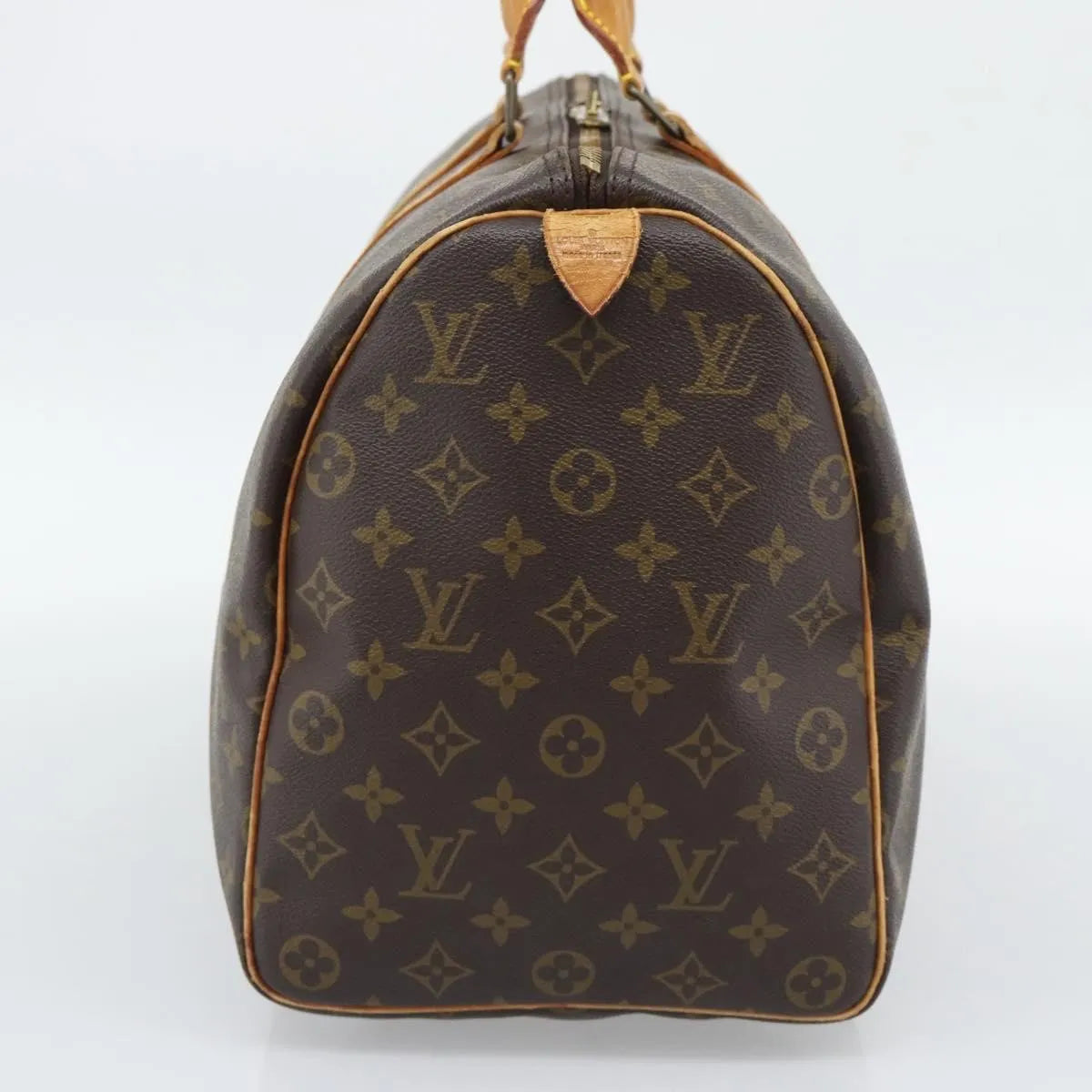 Louis Vuitton Keepall Monogram, Brown, Canvas, Travel Bag