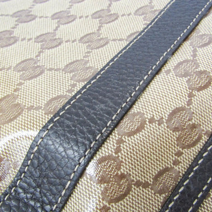 Gucci Abbey D-ring convertible Monogram GG crystal, Beige, Leather, Handbag