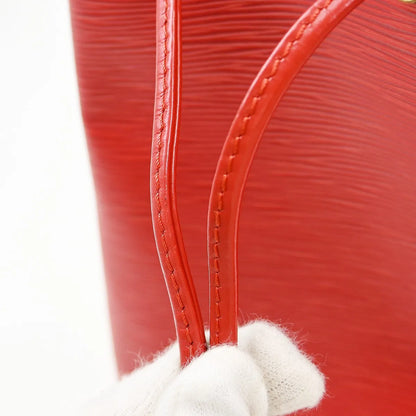 Louis Vuitton Petit Noe Epi Leather, Red, Leather, Shoulder Bag