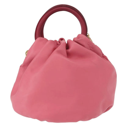 Loewe Bounce Lambskin, Pink, Leather, Handbag