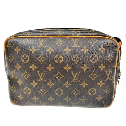 Louis Vuitton Reporter Monogram Canvas, Brown, Canvas, Shoulder Bag