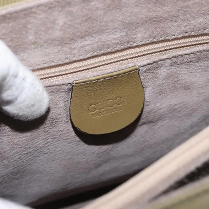 Gucci Vintage Leather, Green, Leather, Handbag