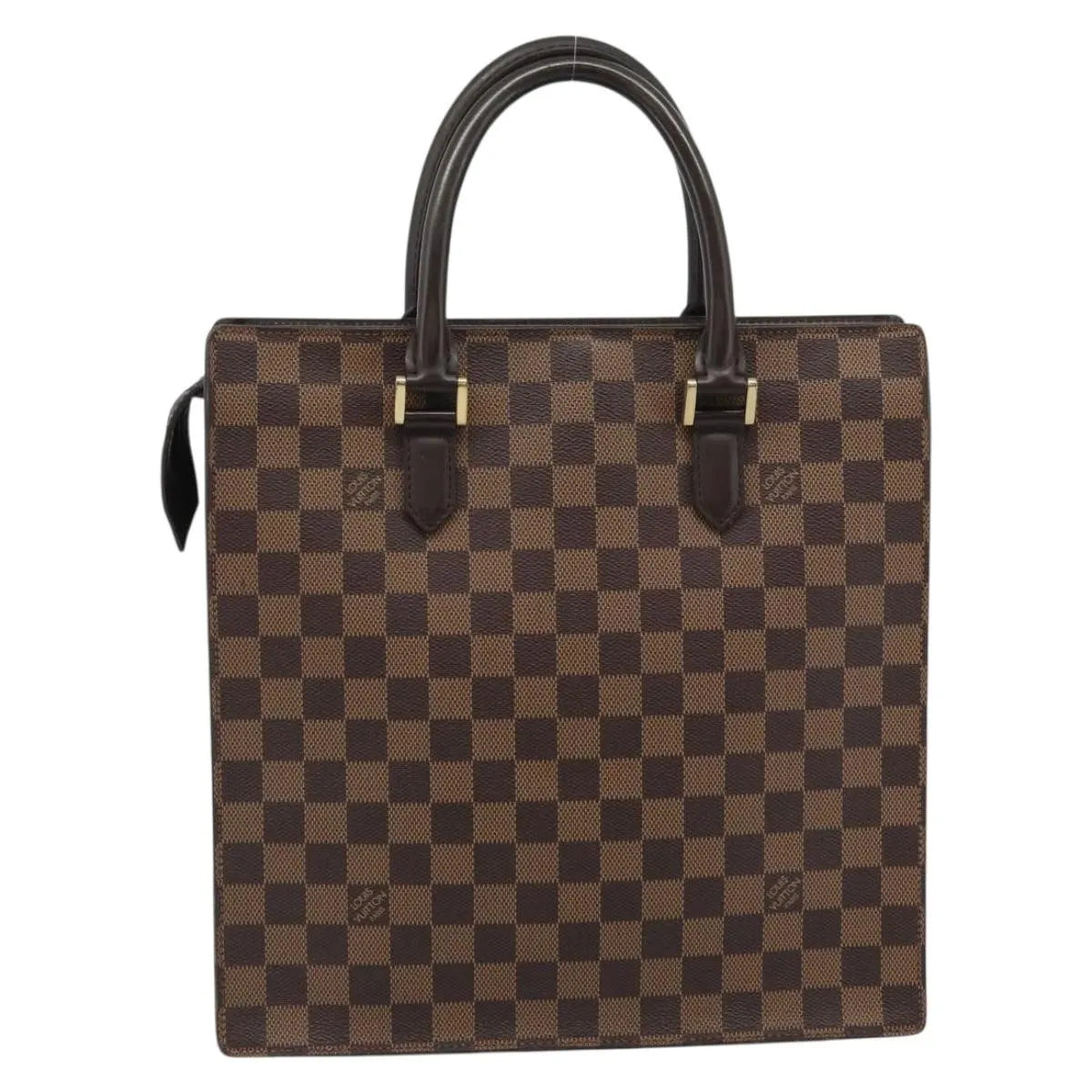Louis Vuitton Venice Sac Plat Damier, Brown, Canvas, Tote Bag