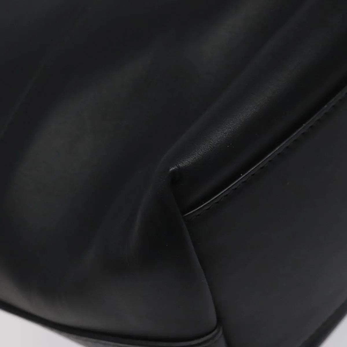 Bottega Veneta Vintage Leather, Black, Leather, Shoulder Bag