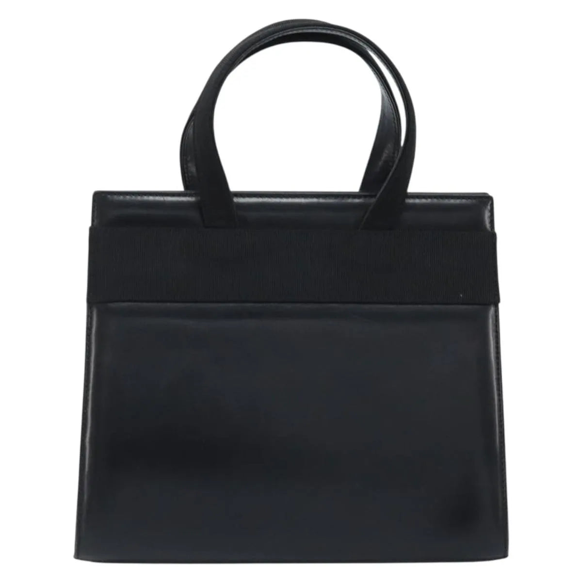 Salvatore Ferragamo Convertible Vara Bow Tote Leather, Black, Leather, Handbag