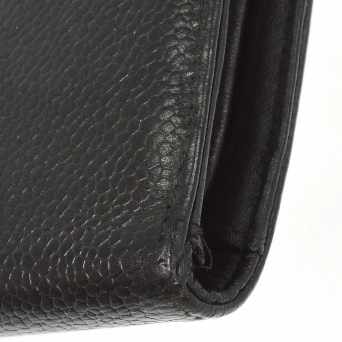 Chanel Timeless CC French Caviar, Black, Leather, Wallet