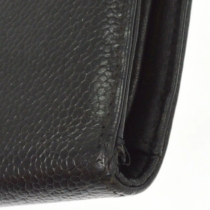 Chanel Timeless CC French Caviar, Black, Leather, Wallet