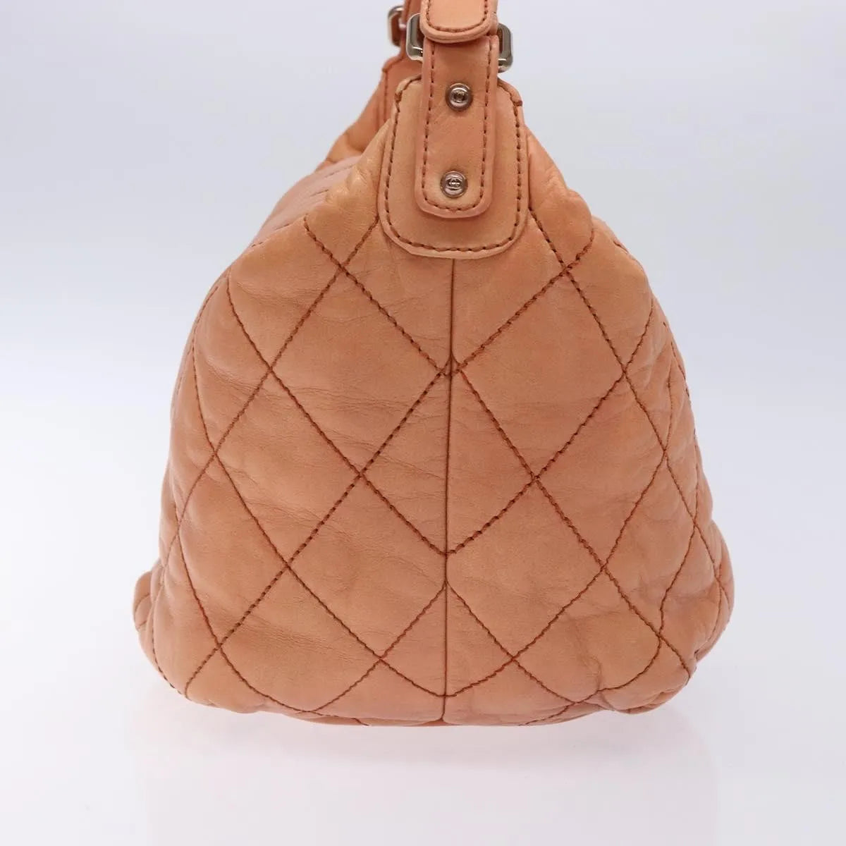 Chanel Cloudy Bundle Hobo Quilted Lambskin, Purple, Leather, Shoulder Bag