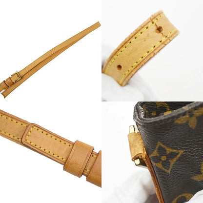 Louis Vuitton Trotteur Monogram Canvas, Brown, Canvas, Shoulder Bag