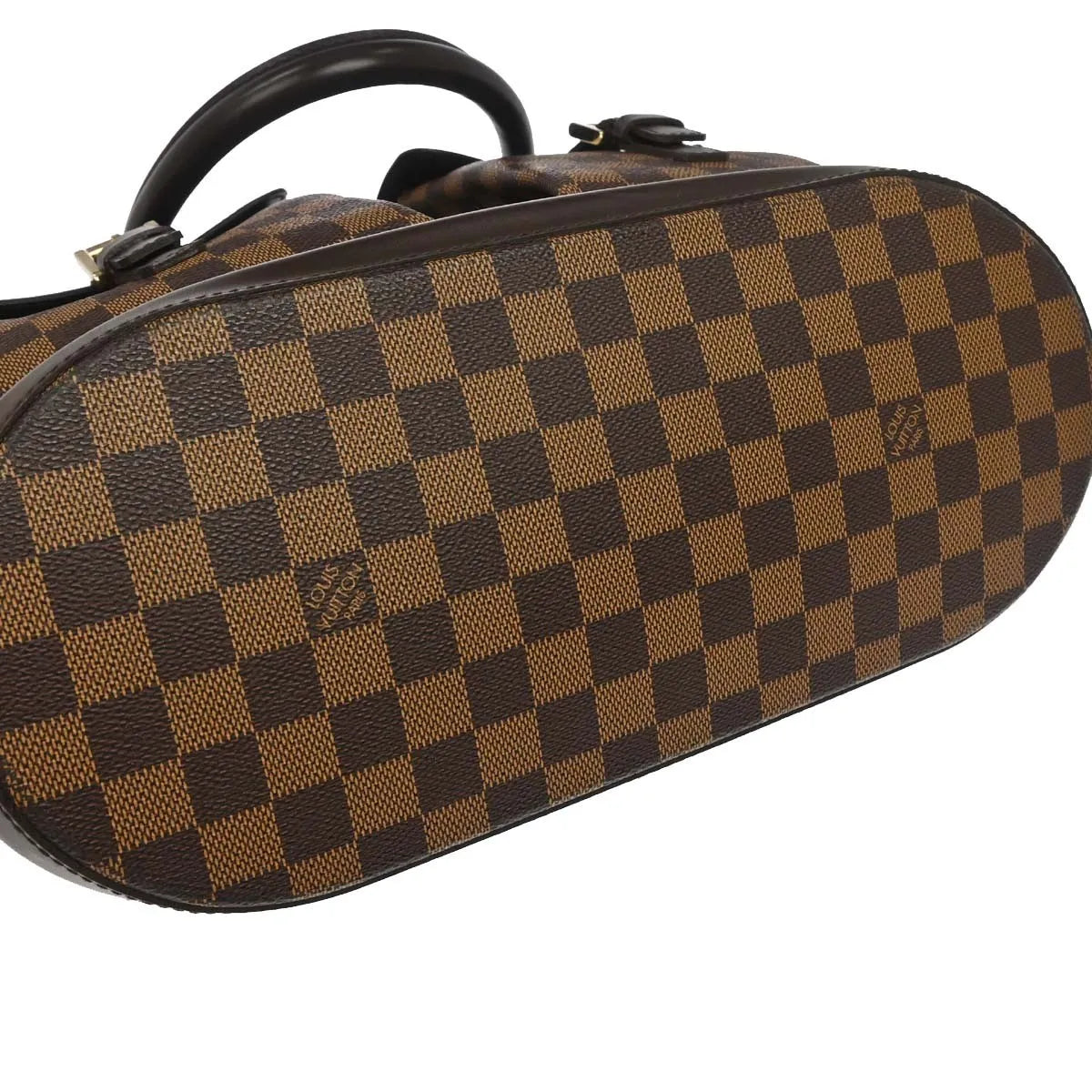 Louis Vuitton Manosque Damier, Brown, Canvas, Tote Bag