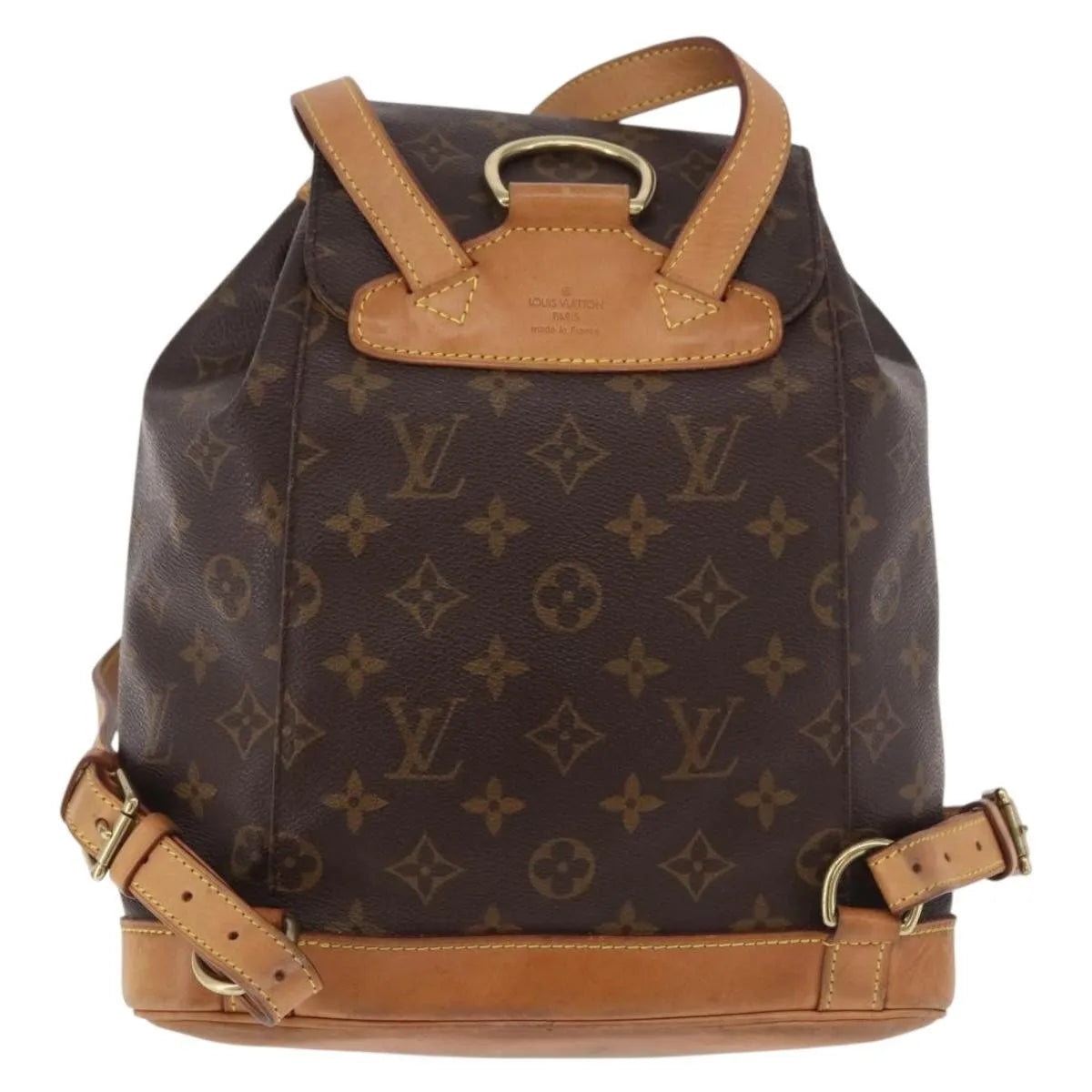 Louis Vuitton Vintage Montsouris Monogram Canvas, Brown, Canvas, Backpack