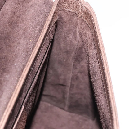 Gucci Vintage Bamboo Handle Leather, Brown, Leather, Handbag