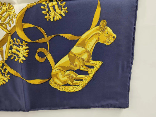 Hermes Carré 90 Silk multicolor, Multicolour, Silk, Scarf