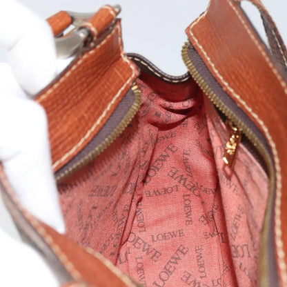 Loewe Anagram PVC Leather, Brown, PVC, Shoulder Bag