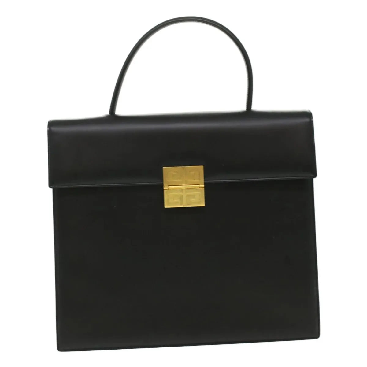 Givenchy Vintage 4G Leather, Black, Leather, Handbag