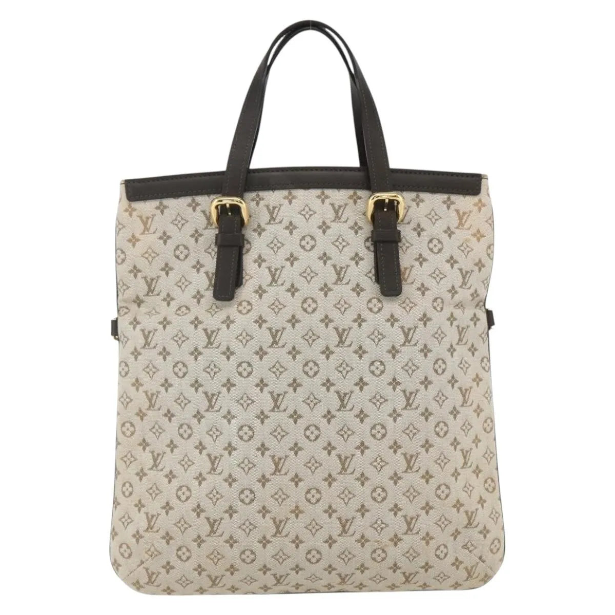 Louis Vuitton Francoise Mini lin, Khaki, Canvas, Tote Bag