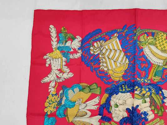 Hermes Carré 90 Silk multicolor, Multicolour, Silk, Scarf