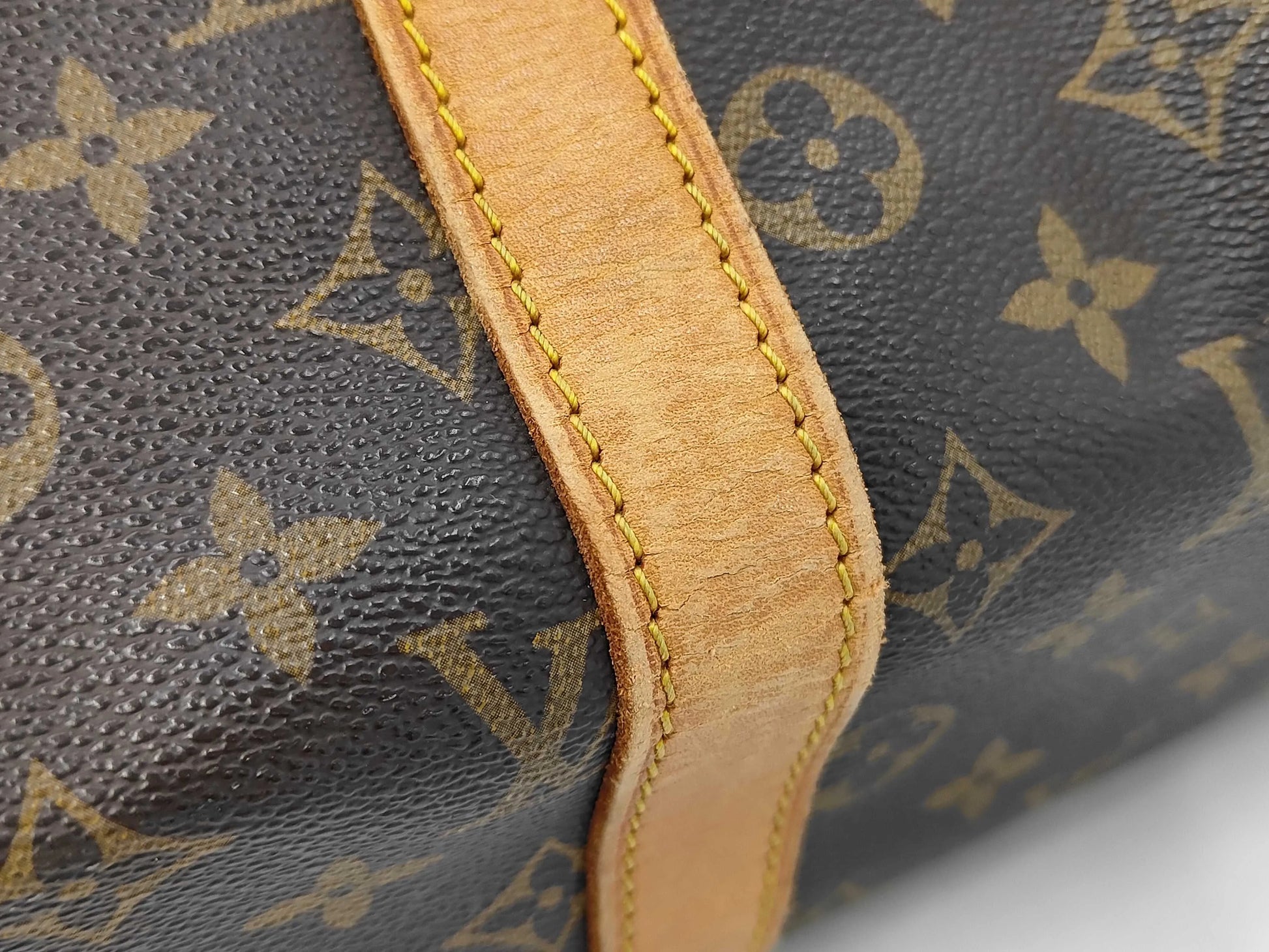 Louis Vuitton Keepall Monogram Canvas, Brown, Canvas, Handbag