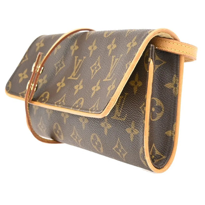 Louis Vuitton Twin Monogram Canvas, Brown, Canvas, Clutch