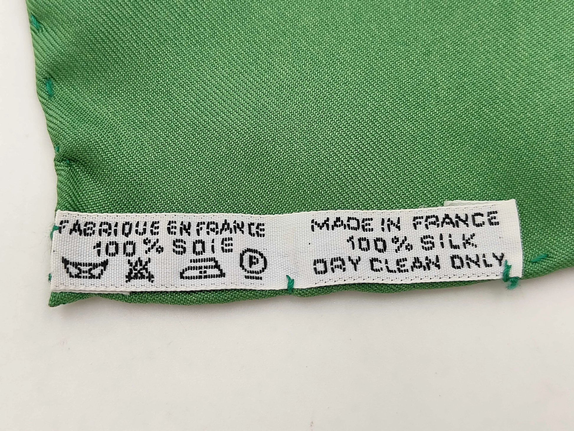 Hermes Carré 90 Silk multicolor, Green, Silk, Scarf