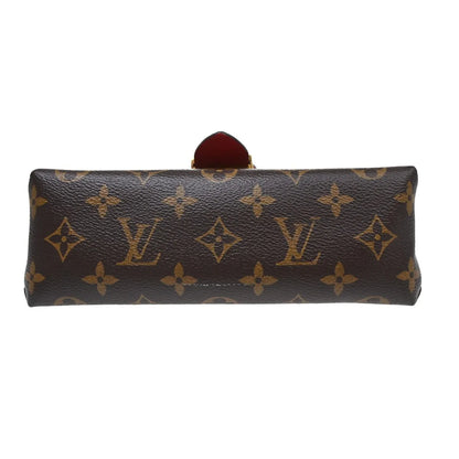 Louis Vuitton Locky Monogram Canvas with Leather, Brown, Canvas, Handbag