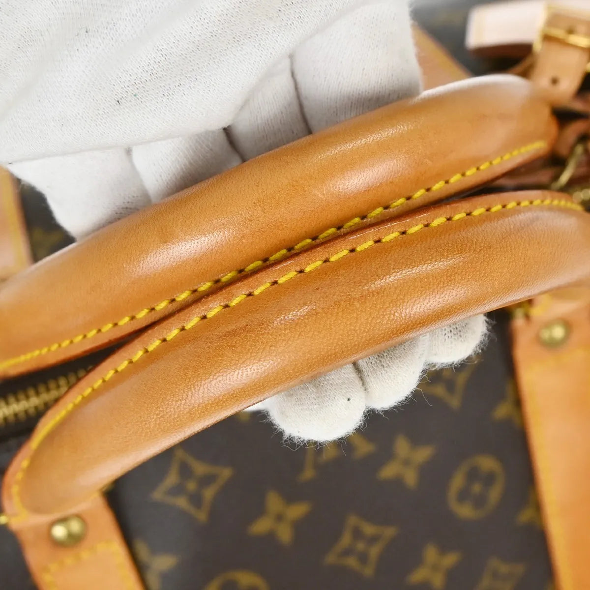 Louis Vuitton Keepall Monogram, Brown, Canvas, Travel Bag