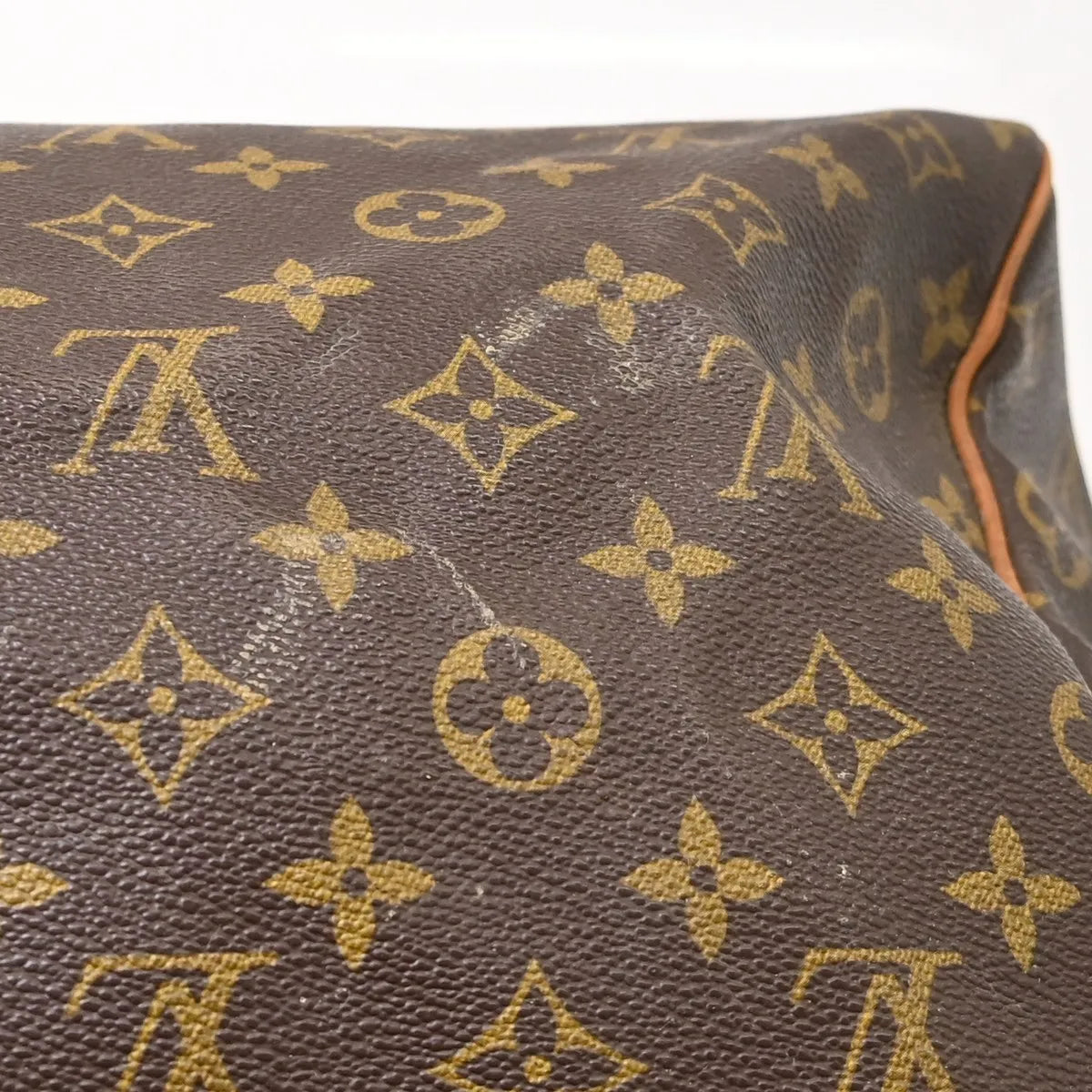 Louis Vuitton Keepall Monogram, Brown, Canvas, Travel Bag