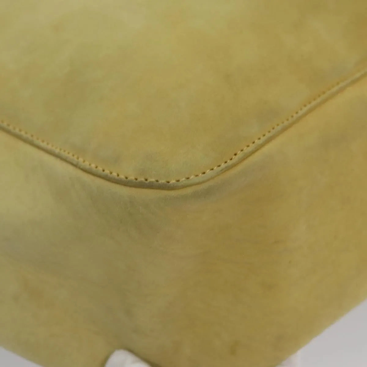 Salvatore Ferragamo Vintage Suede, Yellow, Suede, Shoulder Bag