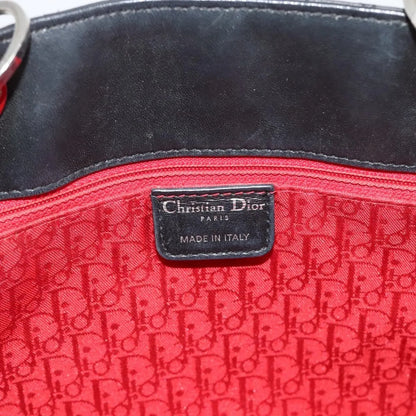 Christian Dior Vintage Lady Dior Tote Cannage Quilt Lambskin, Black, Leather, Tote Bag